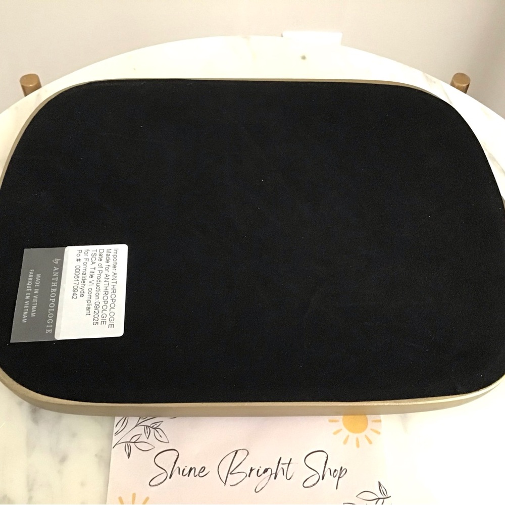 Anthropologie Gleaming Primrose Vanity Mirrored Tray NIB NWT RARE - Picture 3 of 6